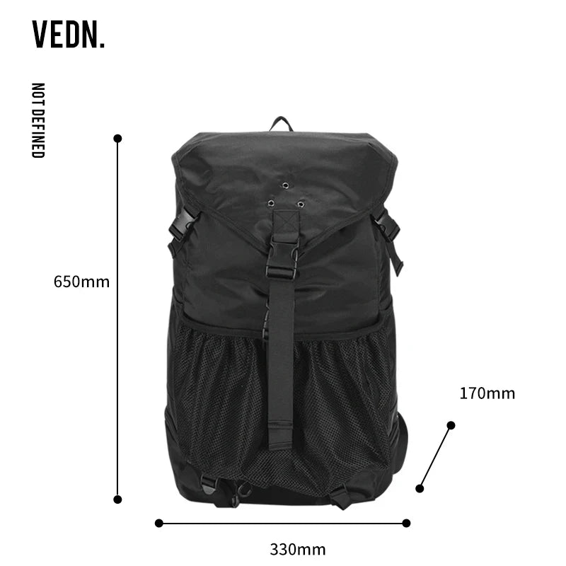 Veidoorn Athlete Sports Gym Backpack – Durable Drawstring Design with Shoe Compartment