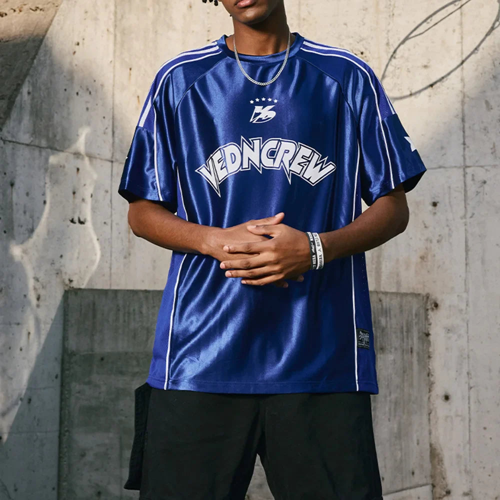 Veidoorn Summer Basketball Jersey – Breathable Quick Dry Mesh Workout Tee