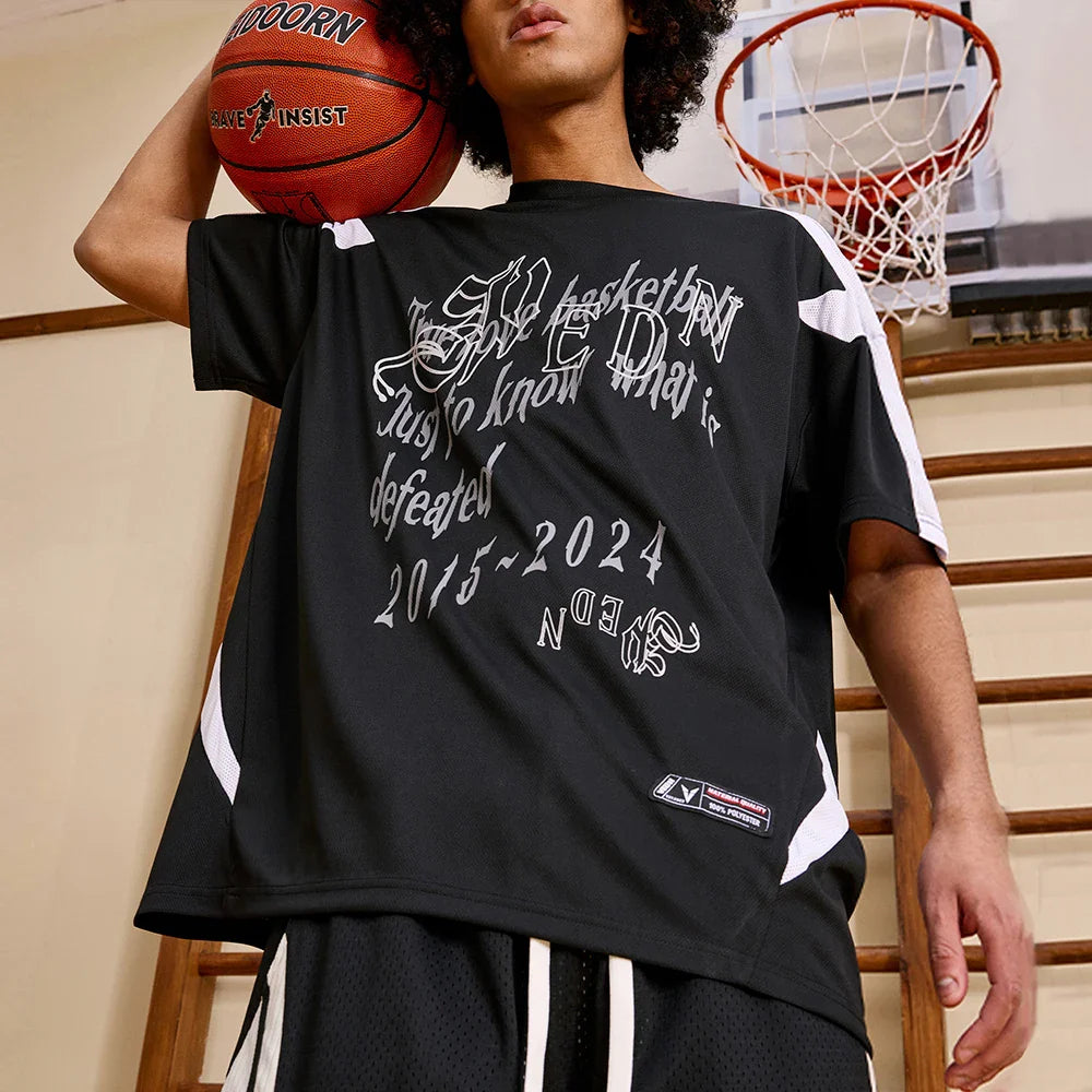 Veidoorn Summer Athletic Running Gym Tee – Oversize Breathable Comfort
