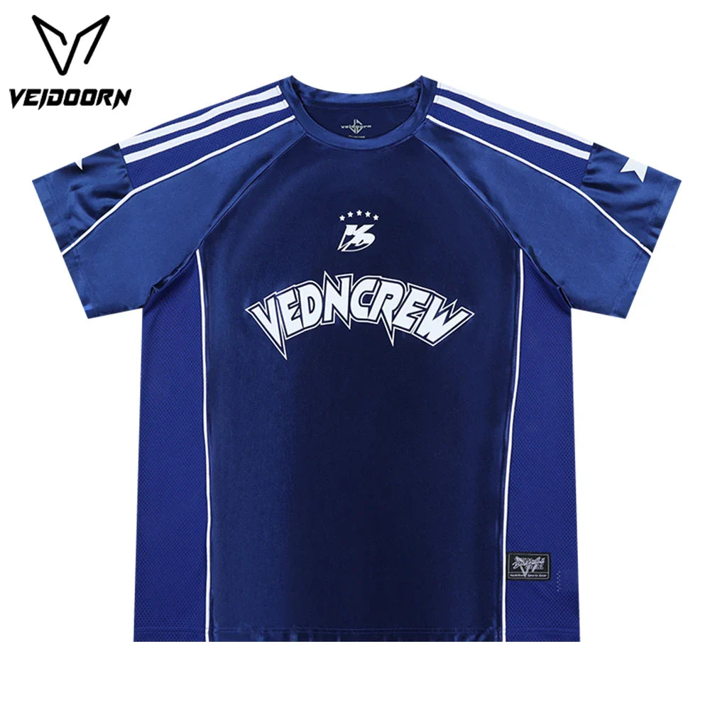 Veidoorn Summer Basketball Jersey – Breathable Quick Dry Mesh Workout Tee