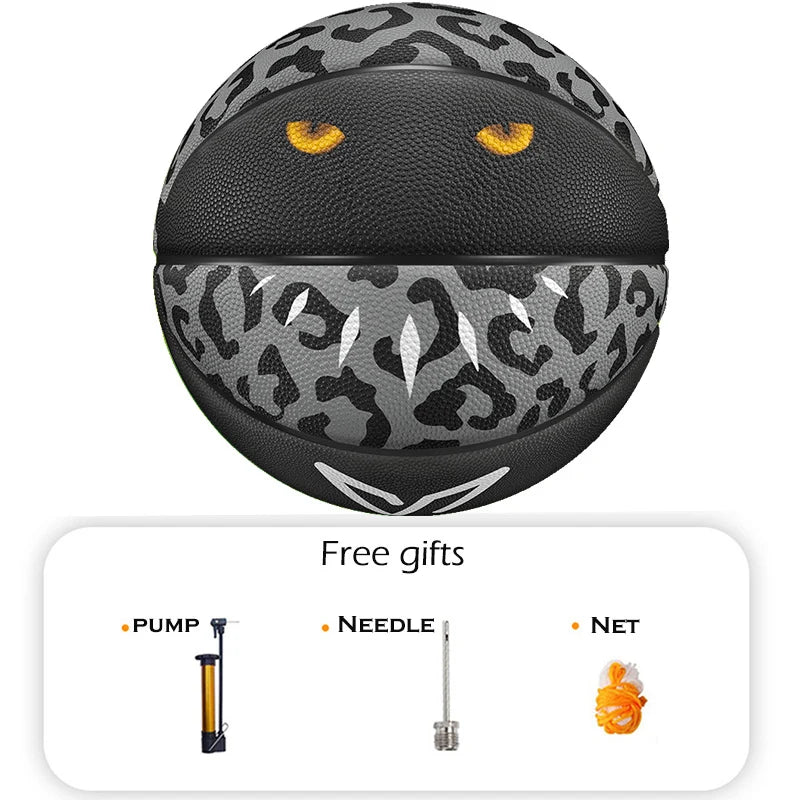 Veidoorn Official Size 7 Rubber Basketball – Durable Bounce Grip with Black Panther Design