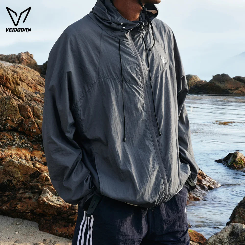 Veidoorn Outdoor Sun Protection Jacket – UPF 50+ Windproof and Lightweight