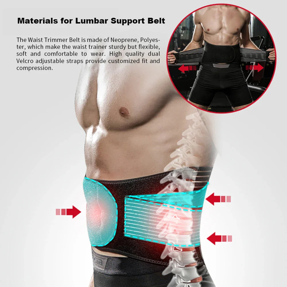 Veidoorn Adjustable Waist Support 8801 – Breathable Mesh Back Pain Relief