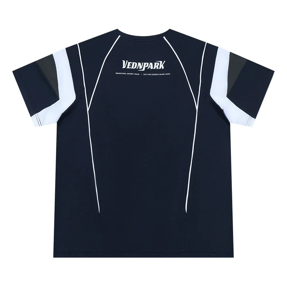 Veidoorn Summer Men's Breathable Sports T-Shirt – Lightweight Quick Dry Comfort