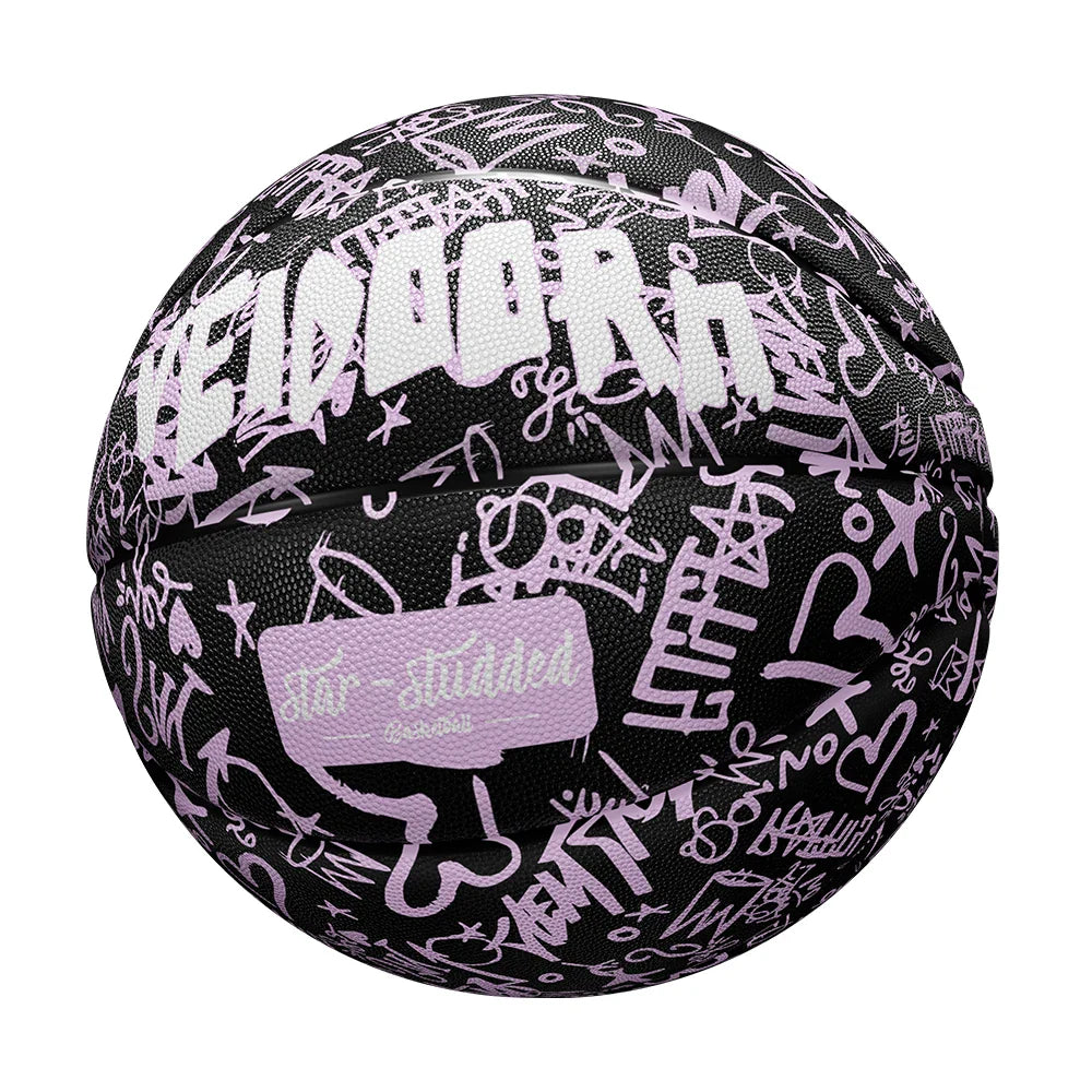 Veidoorn Official Size 7 Basketball – Durable Rubber Construction