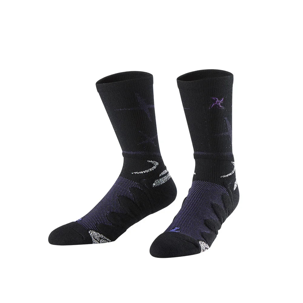 Veidoorn Anti-Slip Compression Sports Socks – Enhanced Grip and Muscle Stability