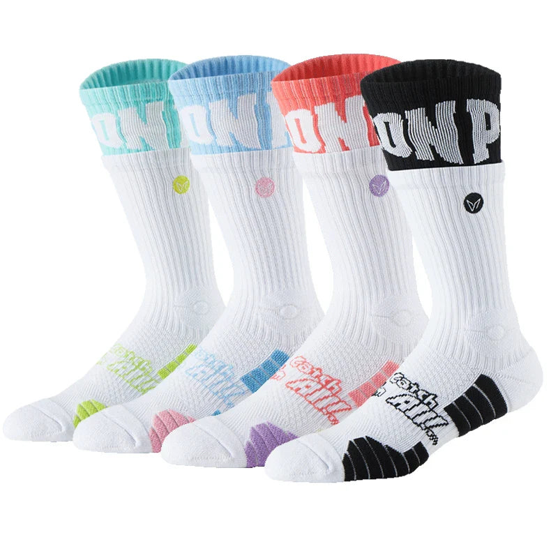 Veidoorn Colorful Compression Socks – High Elasticity Non-Slip Support