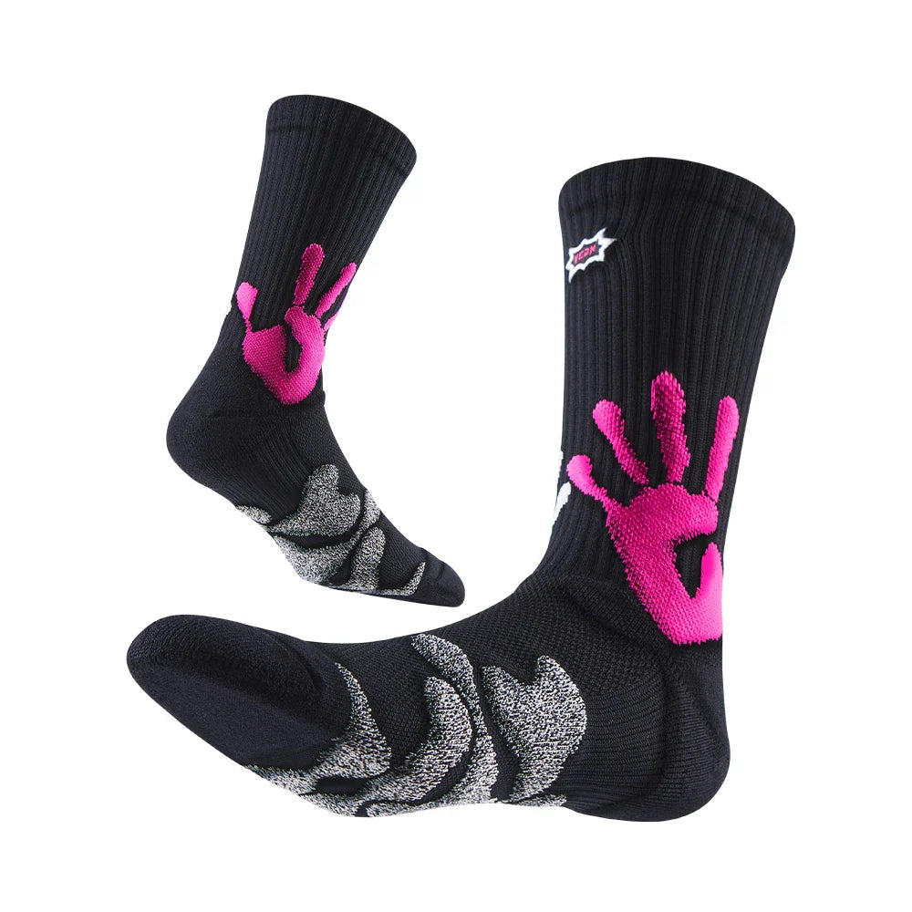 Veidoorn Athletic Crew Socks – Enhanced Comfort with Thicker Padding