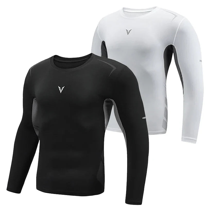 Veidoorn Long Sleeve Compression Shirt – Ultra-Soft Comfort Fabric