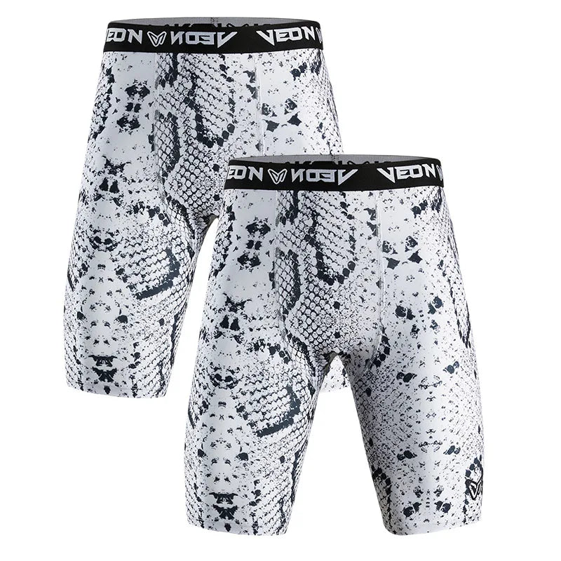 Veidoorn Men's Compression Training Shorts – Quick-Dry Breathable Performance