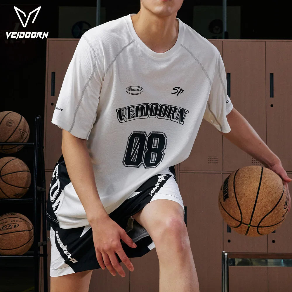Veidoorn 2025 Purple Basketball Shirt – Lightweight Stretchable Sportswear