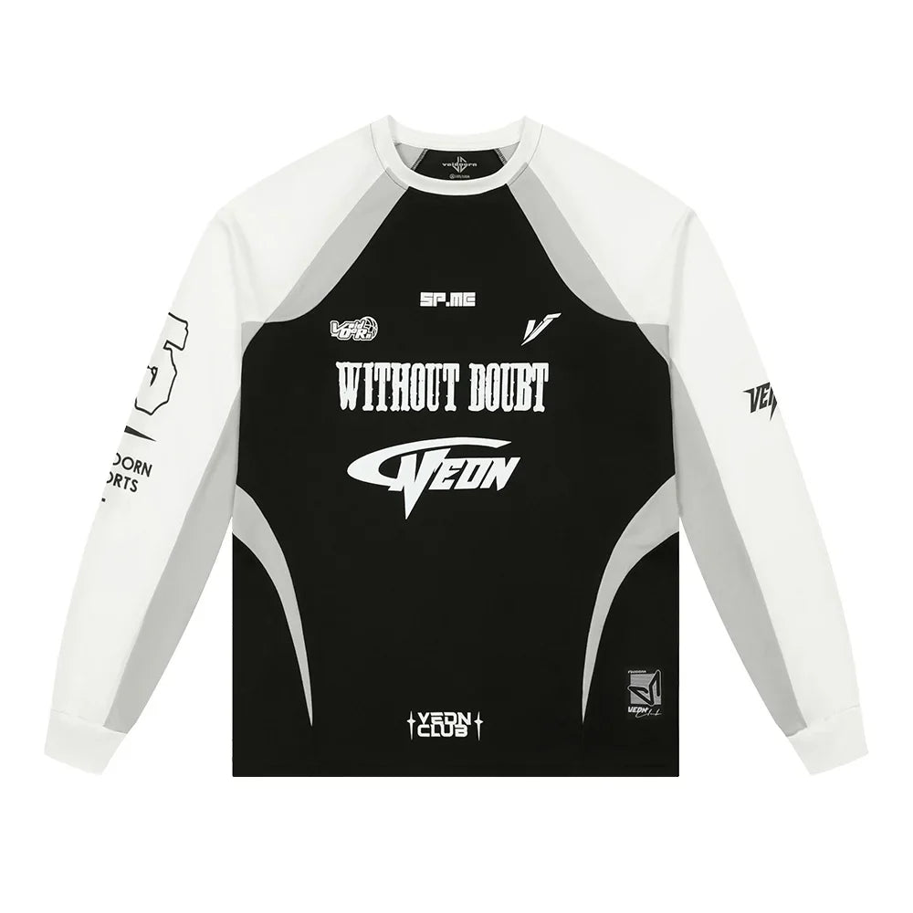 Veidoorn Breathable Long Sleeve Basketball Jersey – Quick Drying Comfort