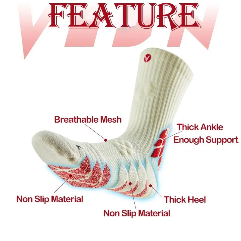 Veidoorn Non Slip Running Socks – Exceptional Ankle Support and High Elasticity
