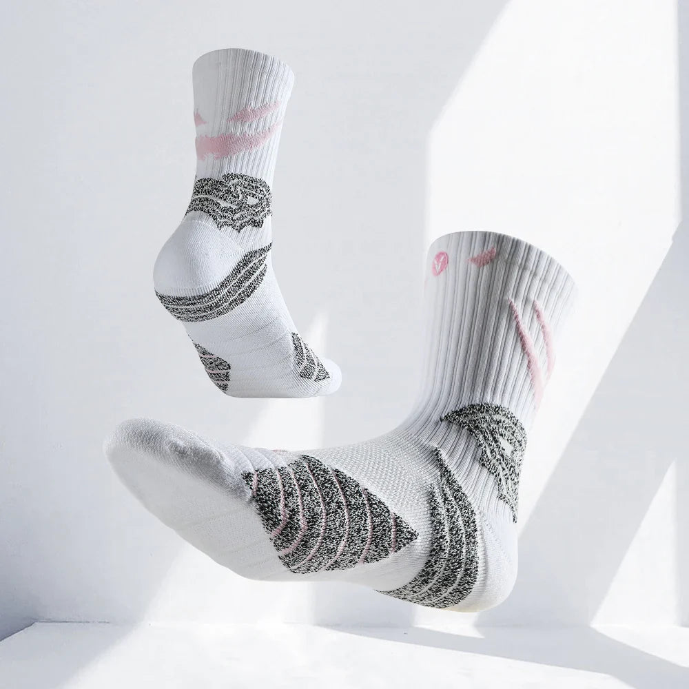 Veidoorn Sports Cycling Socks – Non-Slip Thick Breathable Compression