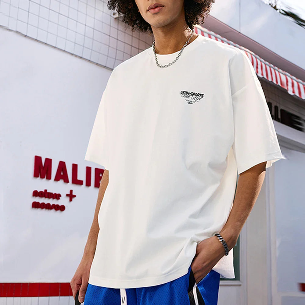 Veidoorn High Quality Cotton Short Sleeve T Shirt – Eco-Friendly Comfort