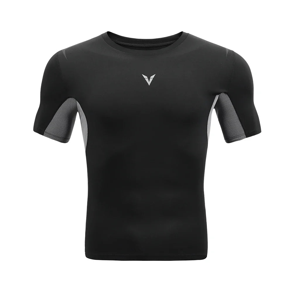 Veidoorn Men Fitness Bodybuilding T-Shirt – Quick Dry Compression Performance