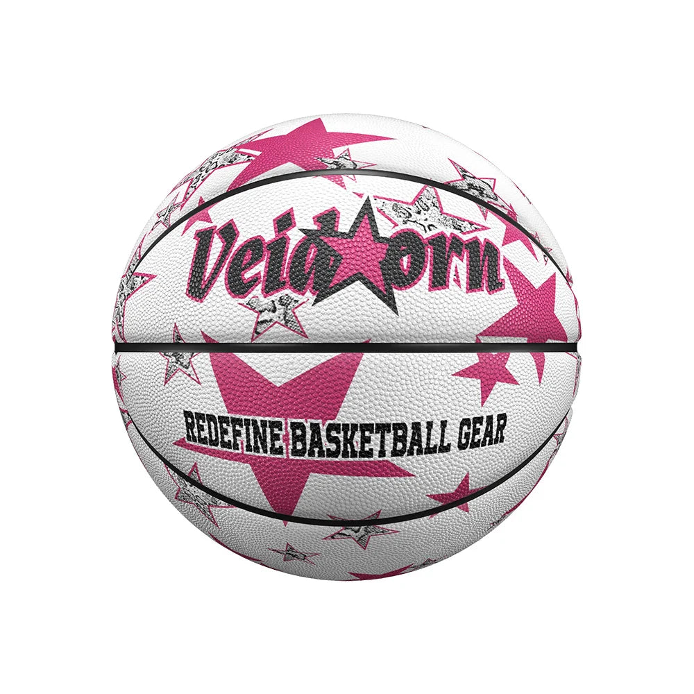 Veidoorn Size 7 Star Basketball – Durable PU Material for Exceptional Performance