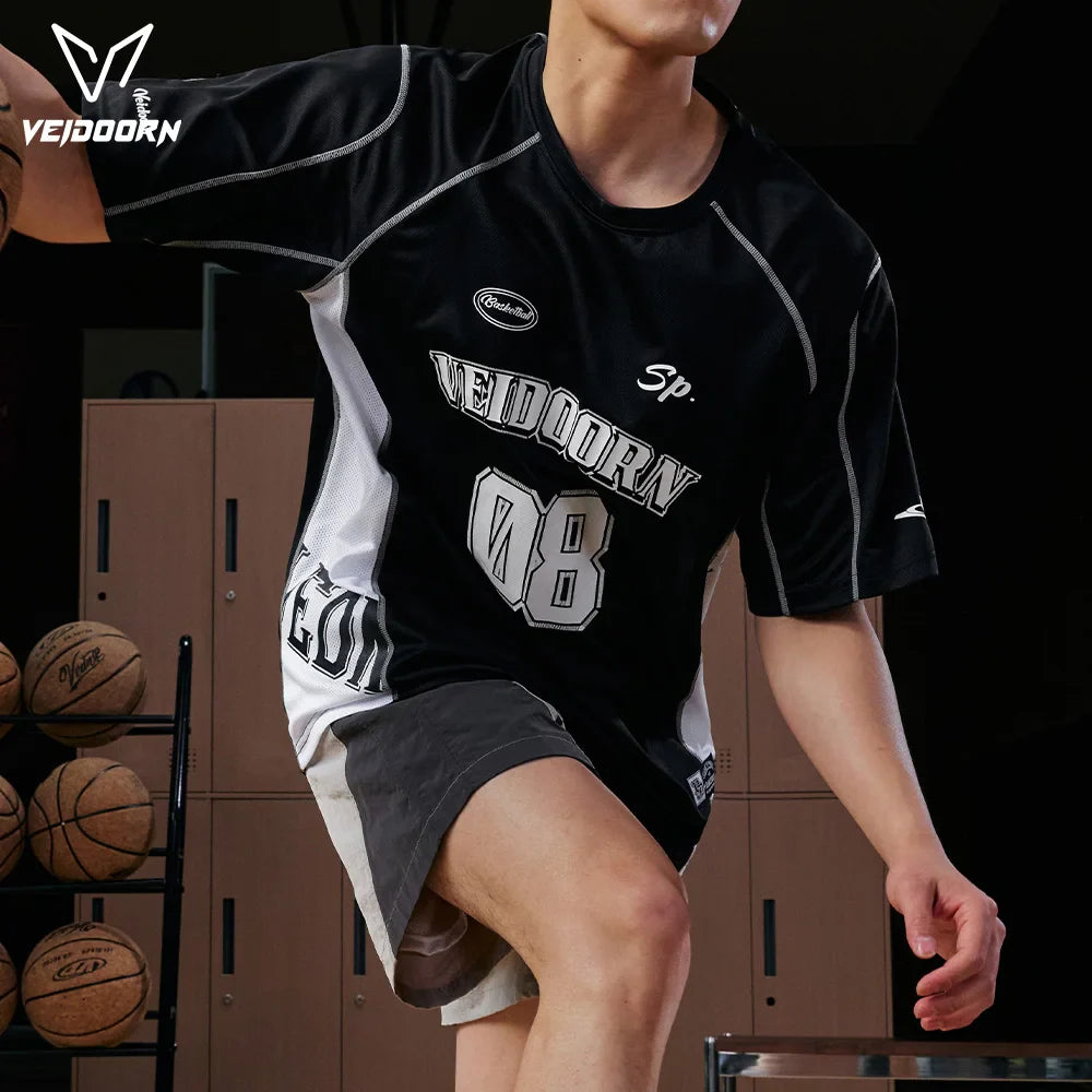 Veidoorn 2025 Purple Basketball Shirt – Lightweight Stretchable Sportswear