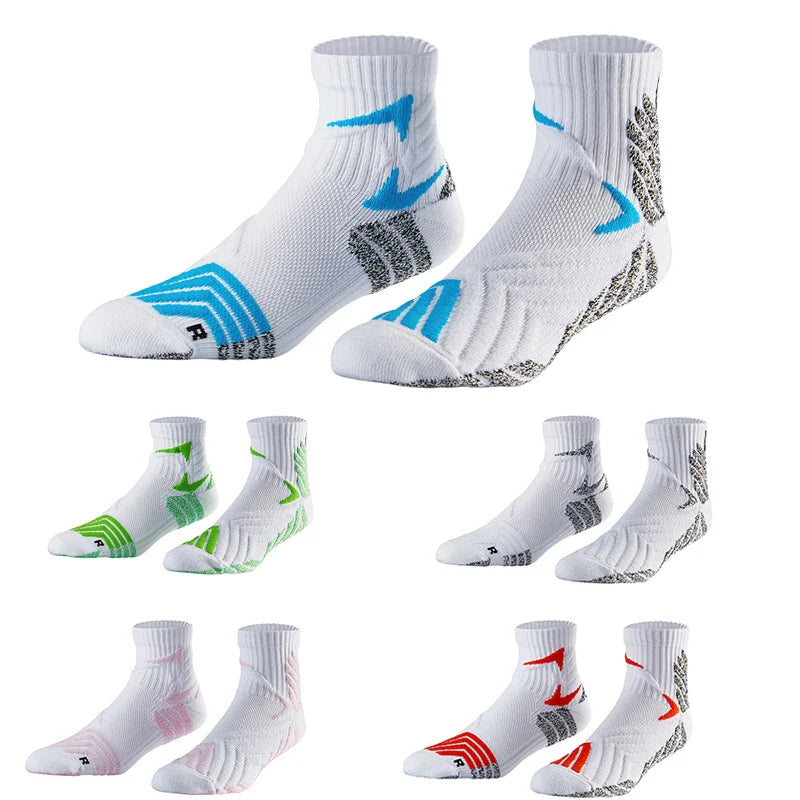 Veidoorn Professional Short Basketball Socks – Thicken Non-Slip Comfort