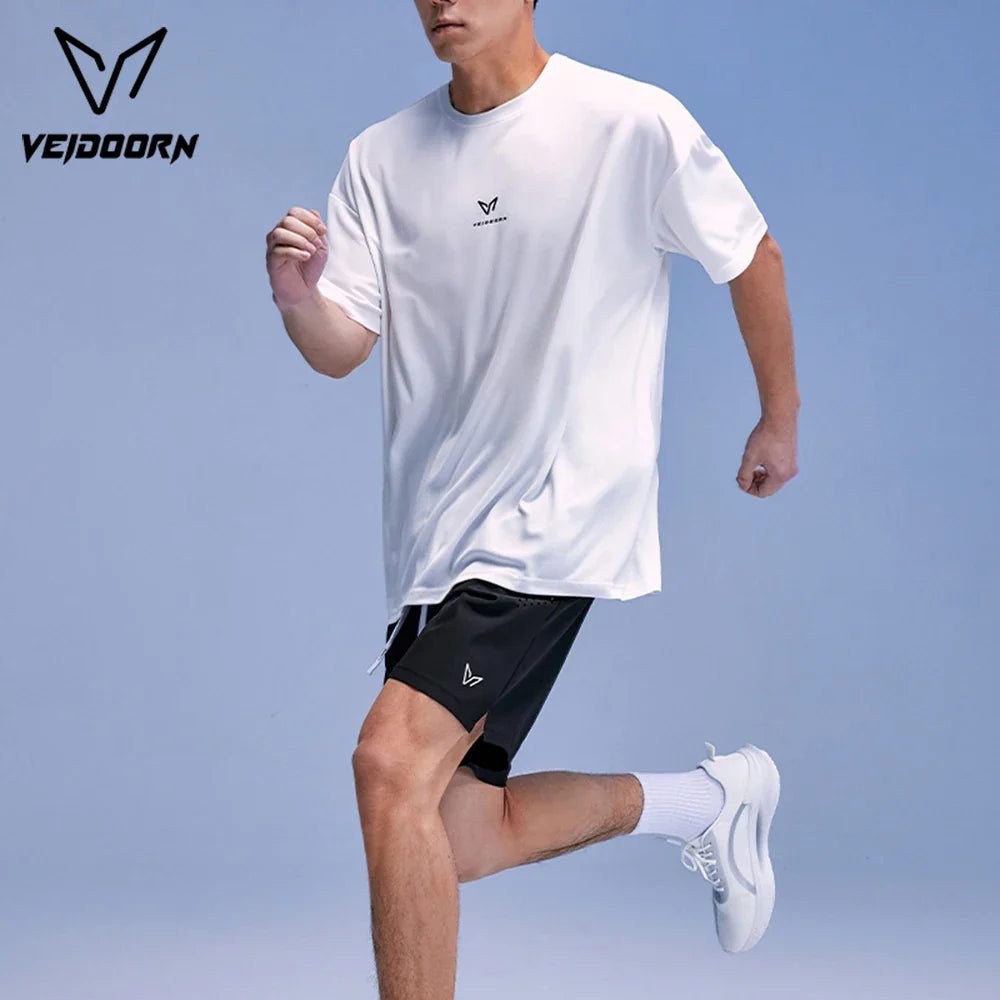 Veidoorn Women's Performance Running Tees – Lightweight and Quick-Dry Design