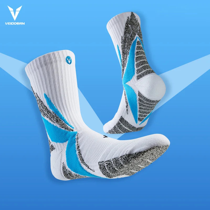 Veidoorn Professional Basketball Socks – Thick Non-Slip Breathable Design