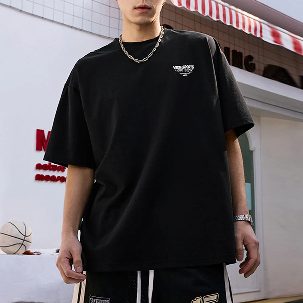 Veidoorn High Quality Cotton Short Sleeve T Shirt – Eco-Friendly Comfort