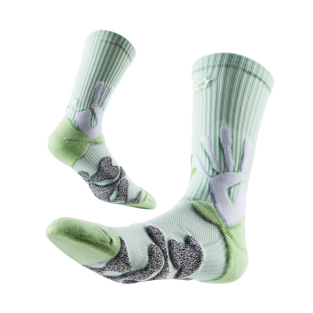 Veidoorn Athletic Crew Socks – Enhanced Comfort with Thicker Padding