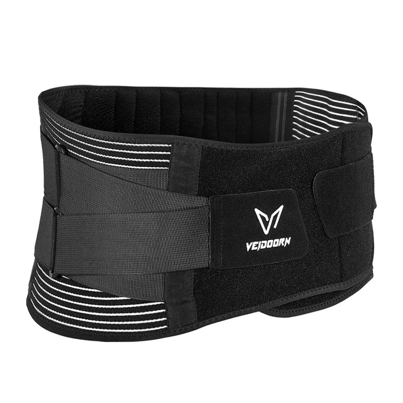 Veidoorn Professional Back Brace Support Belt – Adjustable Lumbar Support for Back Pain Relief
