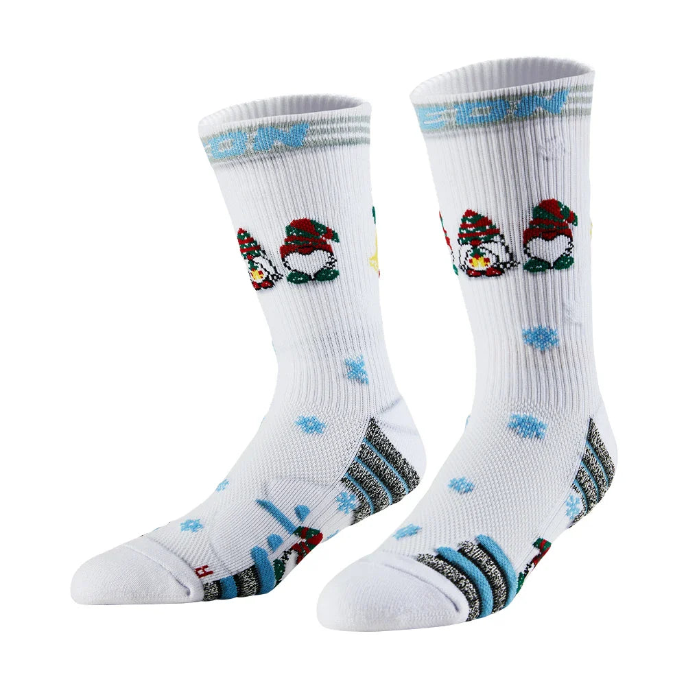 Veidoorn Christmas Sports Socks – Shock Absorbing Cushioned Comfort