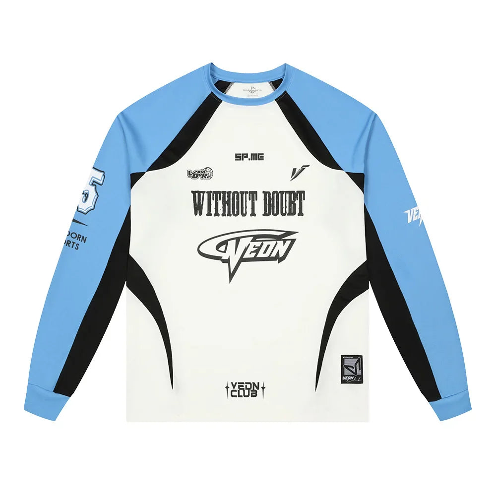 Veidoorn Breathable Long Sleeve Basketball Jersey – Quick Drying Comfort
