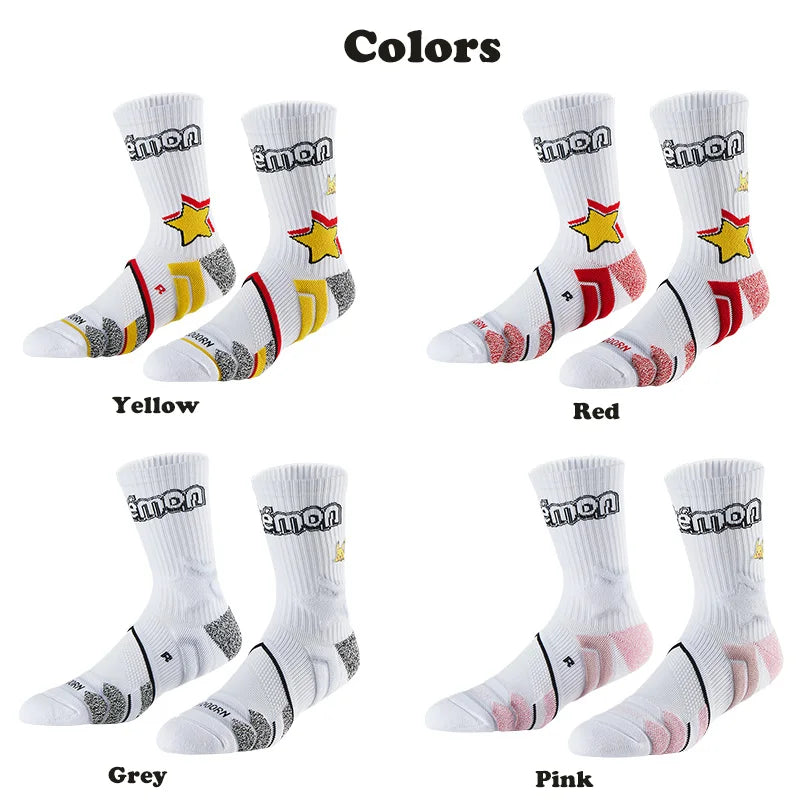 Veidoorn Elite Athletic Performance Basketball Socks – Shock Absorbing Arch Support