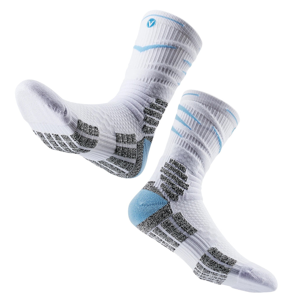 Veidoorn Athletic Cushioned Crew Socks – Superior Comfort and Secure Fit