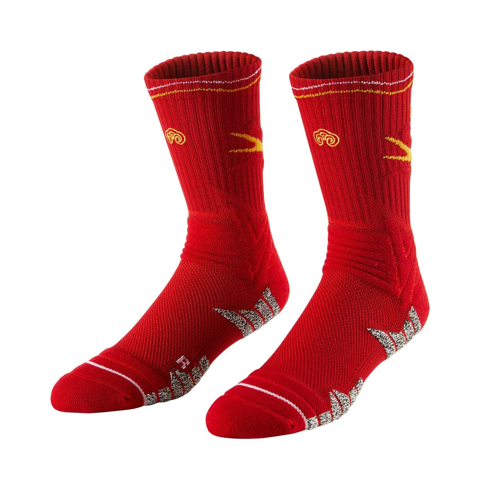 Veidoorn Towel Bottom Compression Socks – Breathable Non-Slip Grip for Athletes