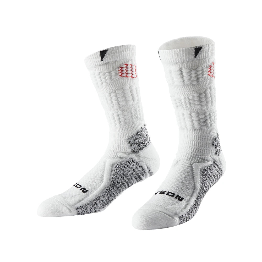 Veidoorn Towel Bottom Darn Tough Socks – Moisture Absorbing Non-Slip Comfort