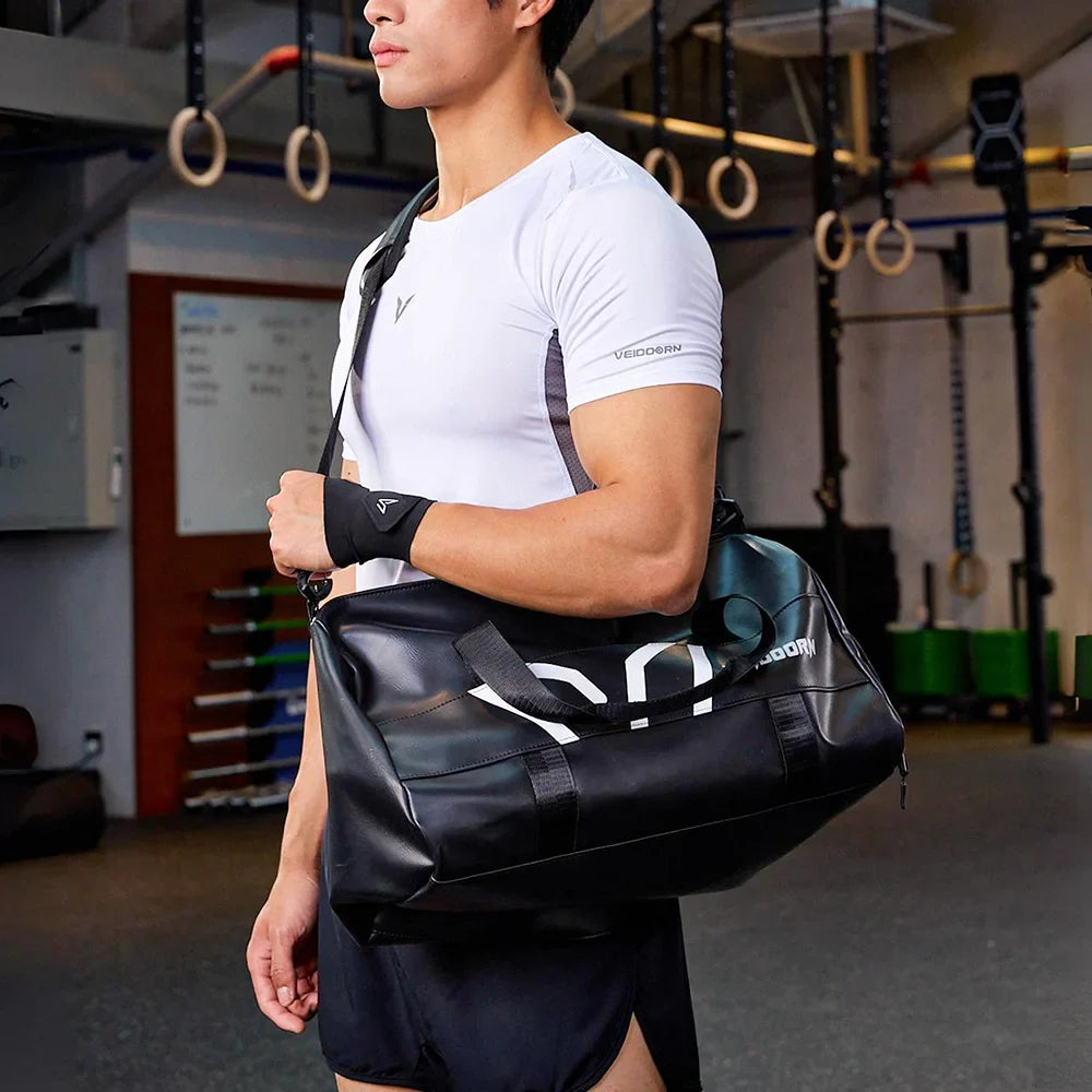Veidoorn Large Capacity Gym Bag – Waterproof and Durable Design