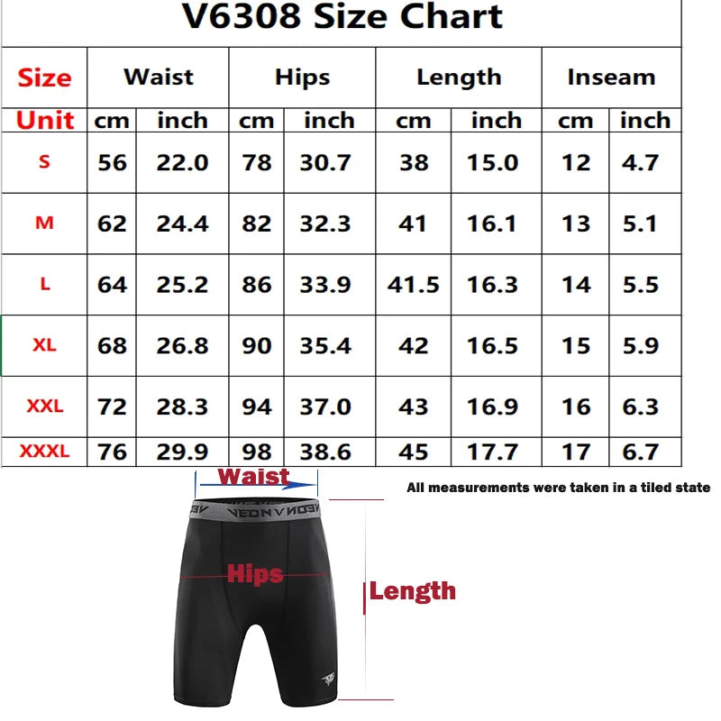 Veidoorn Black Compression Shorts – Superior Comfort and Support