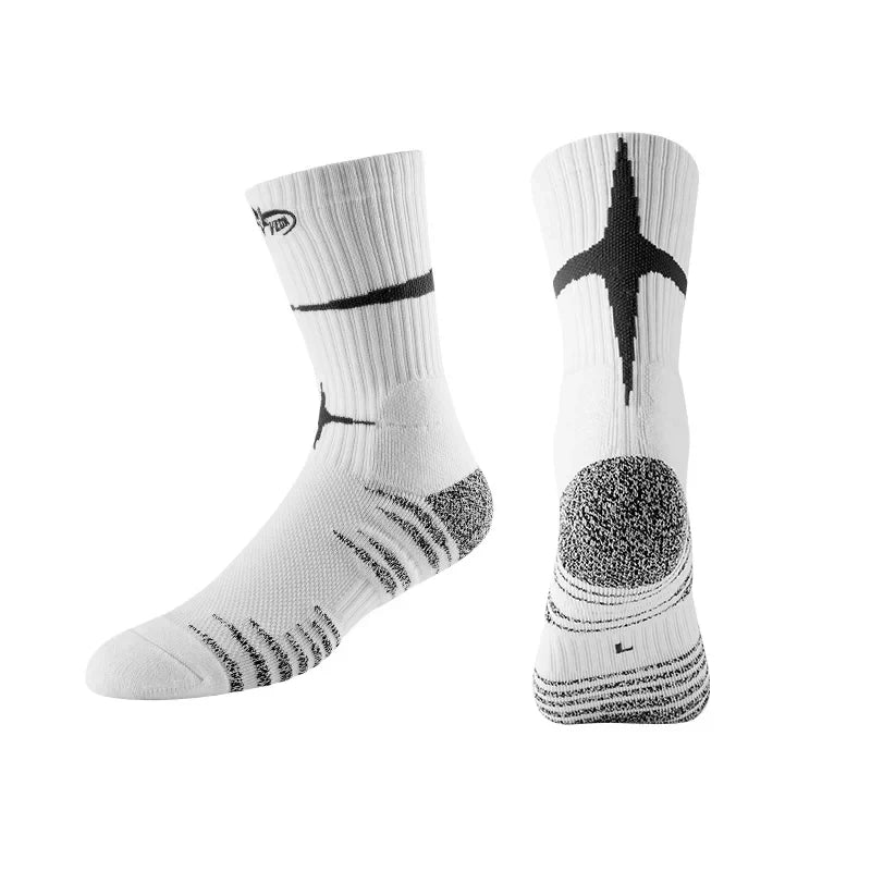Veidoorn Towel Bottom Basketball Socks – Enhanced Ankle Support and Breathability