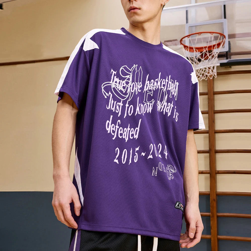 Veidoorn Summer Athletic Running Gym Tee – Oversize Breathable Comfort