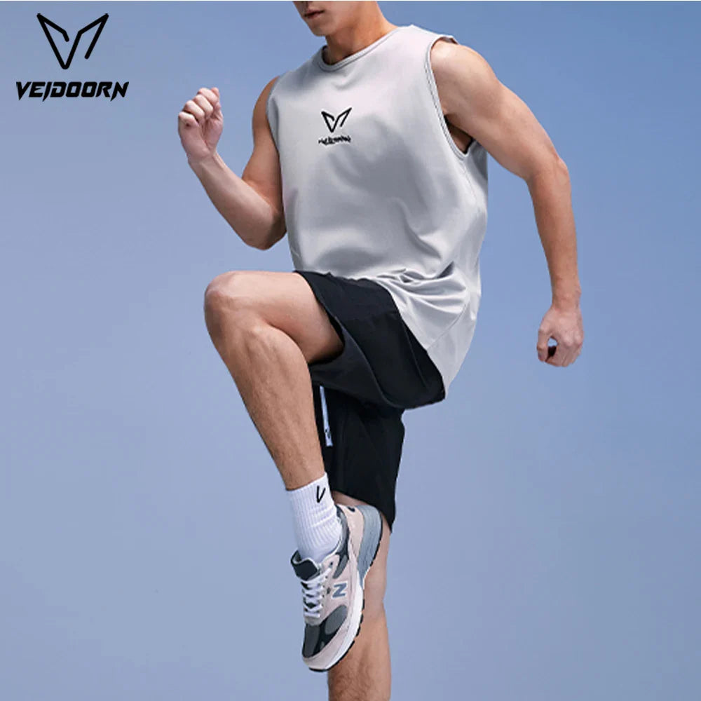 Veidoorn 2025 Men's Lightweight Breathable Mesh Running Vest – Quick-Dry Comfort for Fitness Workouts