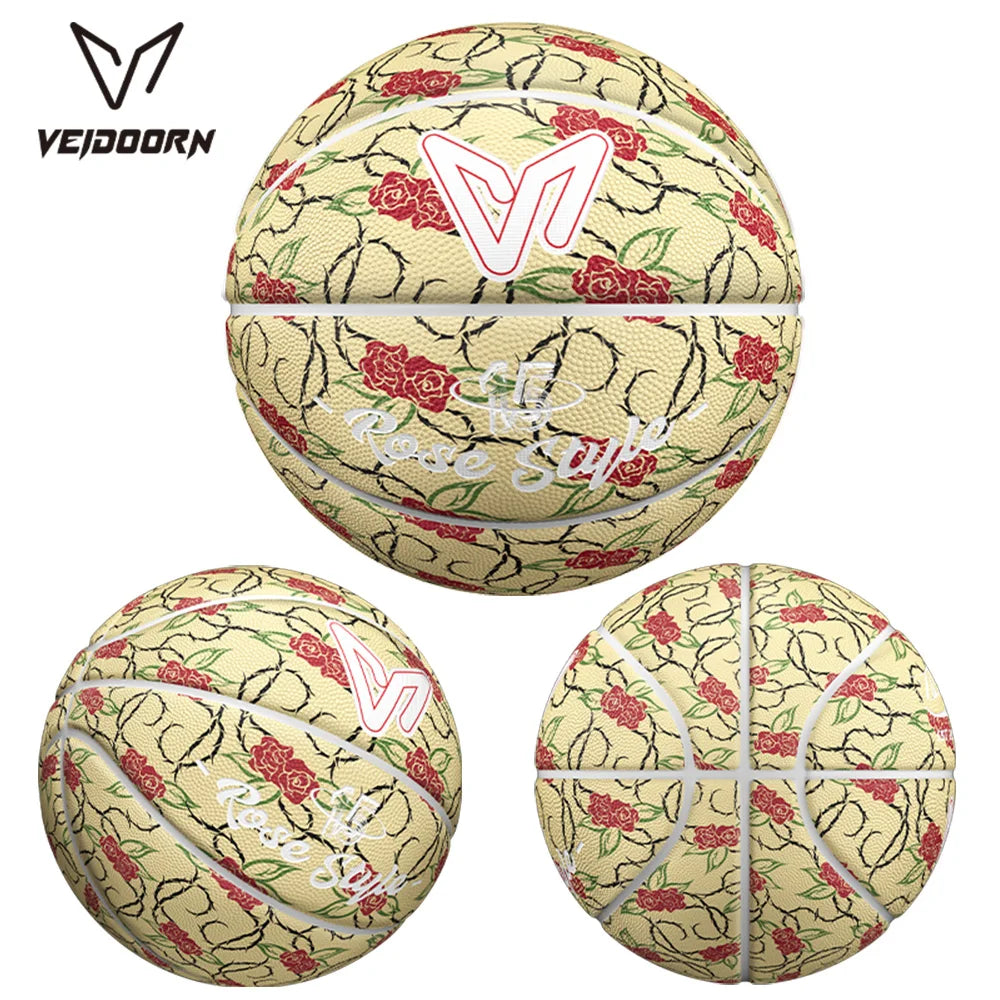 Veidoorn Size 7 PU Basketball – High Bounce and Durable Grip