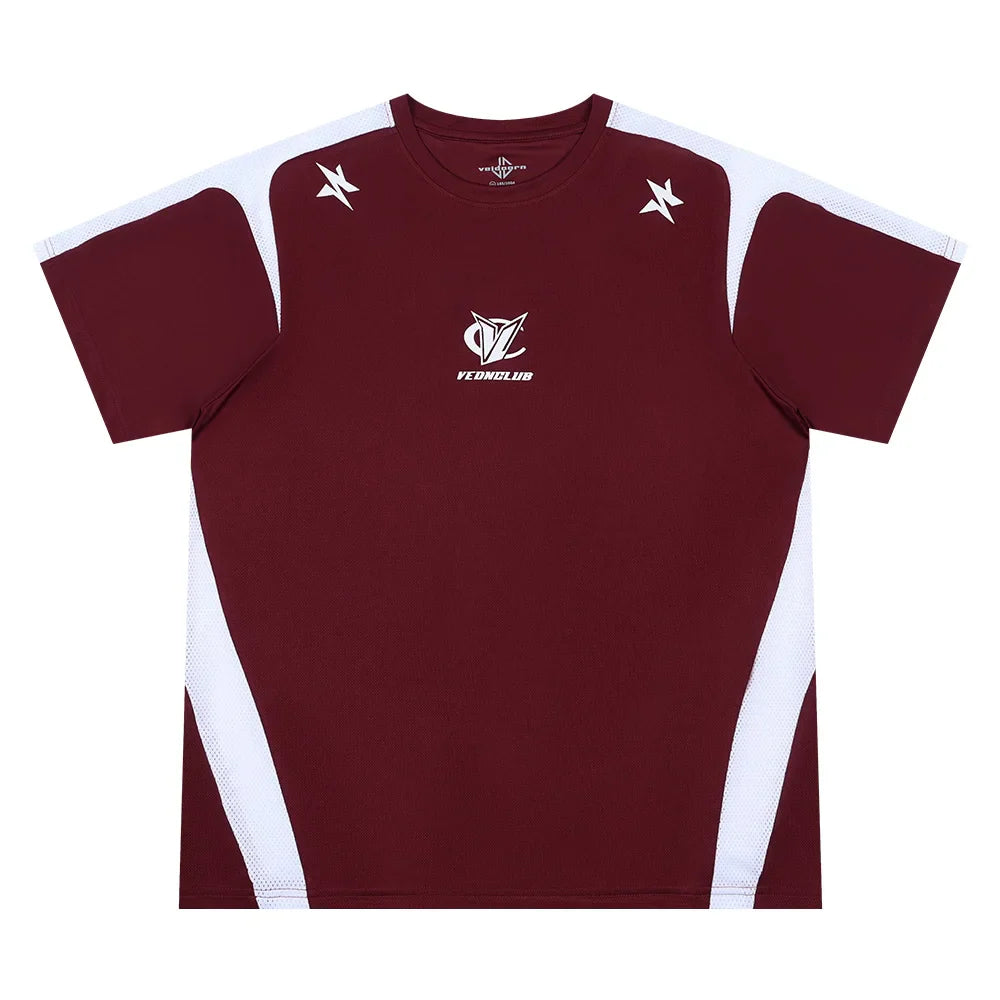 Veidoorn Mens Oversize Sport T-Shirt – Breathable Quick-Dry Fabric
