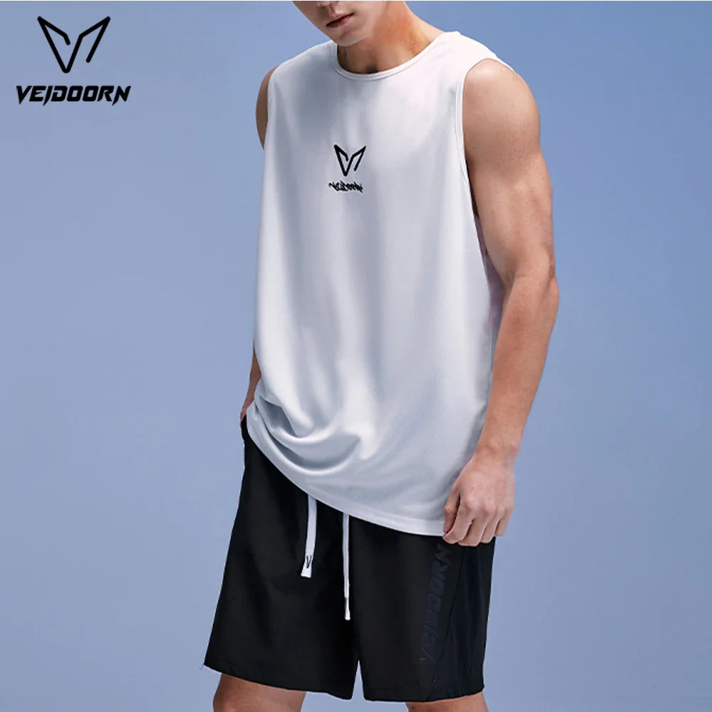 Veidoorn 2025 Men's Lightweight Breathable Mesh Running Vest – Quick-Dry Comfort for Fitness Workouts