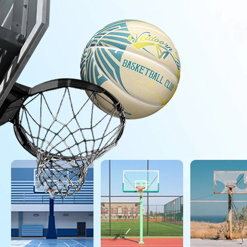 Veidoorn Premium Rubber Basketball – Durable Grip with Unique Wings Design