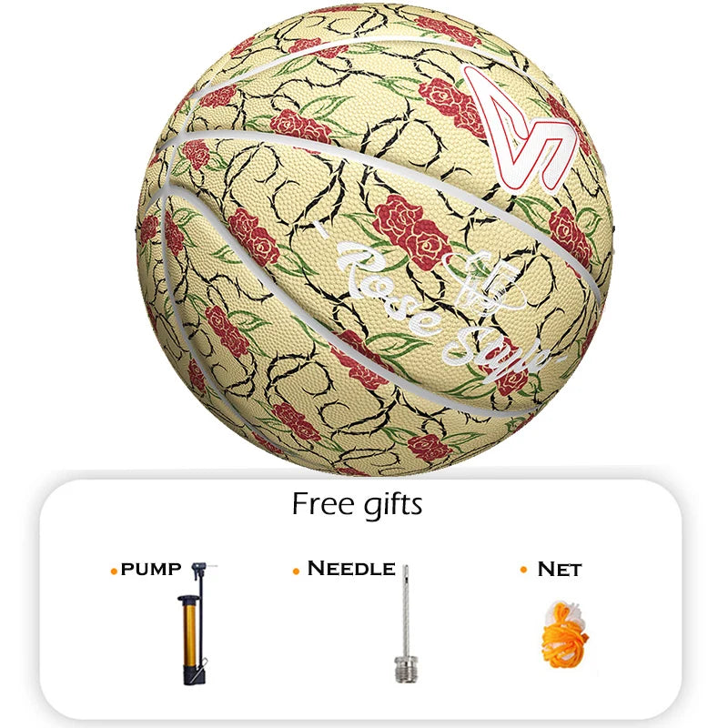 Veidoorn Size 7 PU Basketball – High Bounce and Durable Grip