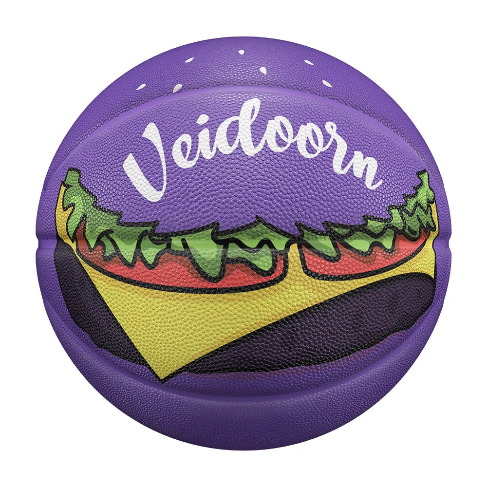 Veidoorn Hamburger Basketball Size 7 – Durable Outdoor Performance