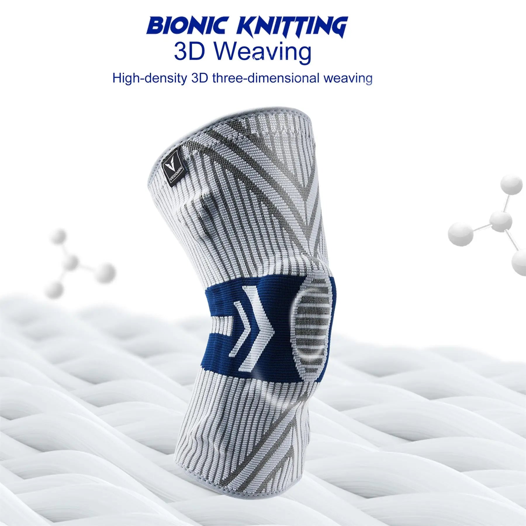 Veidoorn Knee Support 2023 – Enhanced Stability with Silicone Spring