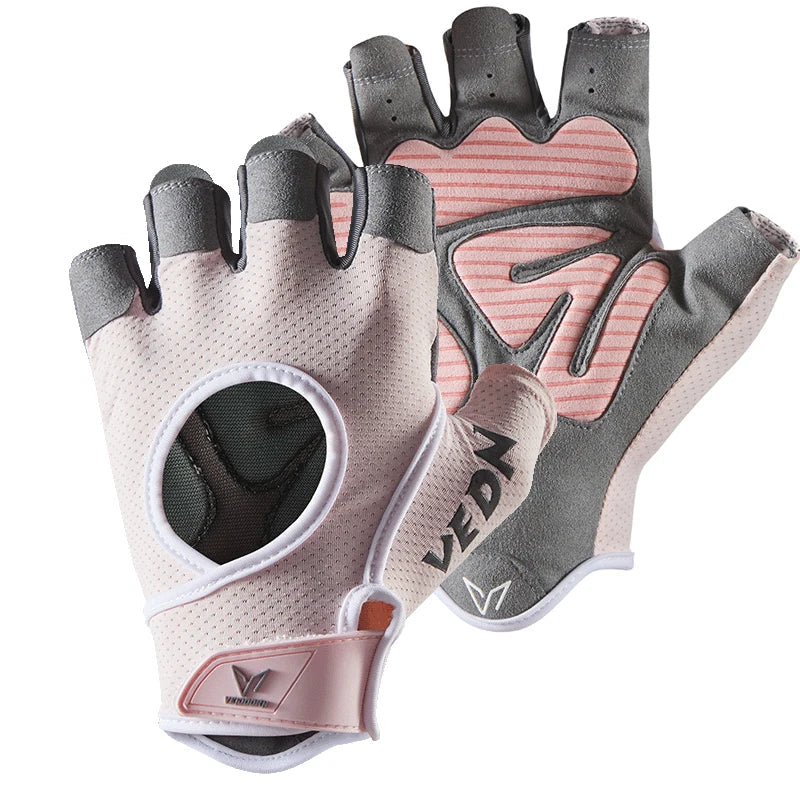 Veidoorn Women's Weightlifting Gloves – Non-Slip Silicone Grip for Enhanced Performance