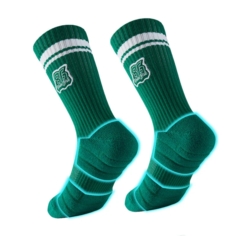 Veidoorn Kids Basketball Socks – Cushioned Non-Slip Support