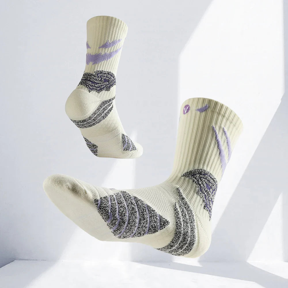 Veidoorn Sports Cycling Socks – Non-Slip Thick Breathable Compression
