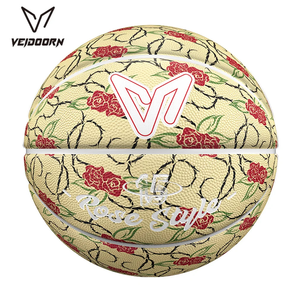 Veidoorn Size 7 PU Basketball – High Bounce and Durable Grip